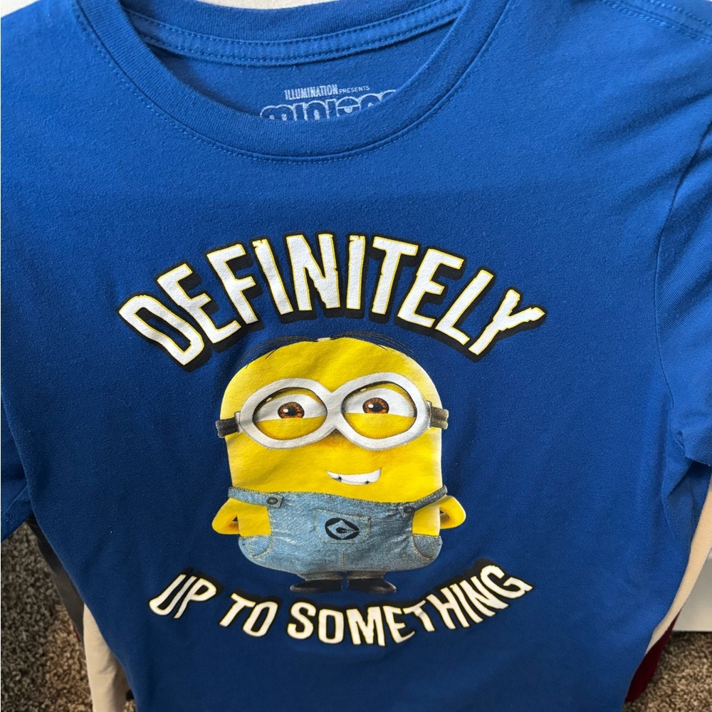 Minions Blue Kids T-Shirt